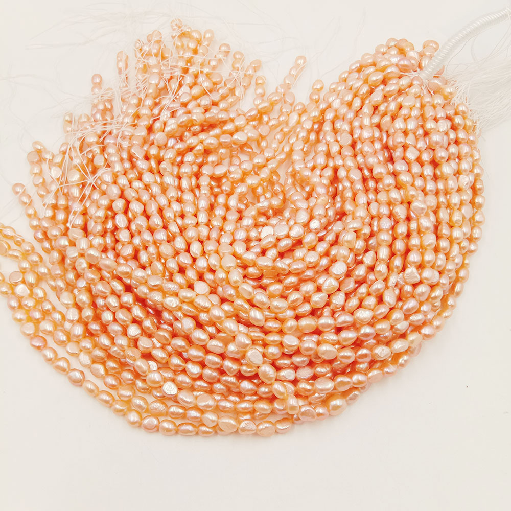 7-8 mm Baroque loose pearls in strand, Real Natural Pearl Wholesale freshwater Baroque pearl with factory direct prices