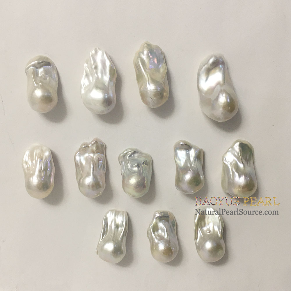 30-42 mm AAAA Nature Baroque Pearls loose freshwater pearl no flaw,half hole or no hole