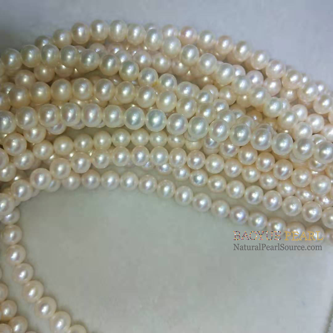 8-9 mm AAAA Pearl Source uk round shape nature white freshwater pearl in strand loose pearl wholesale price
