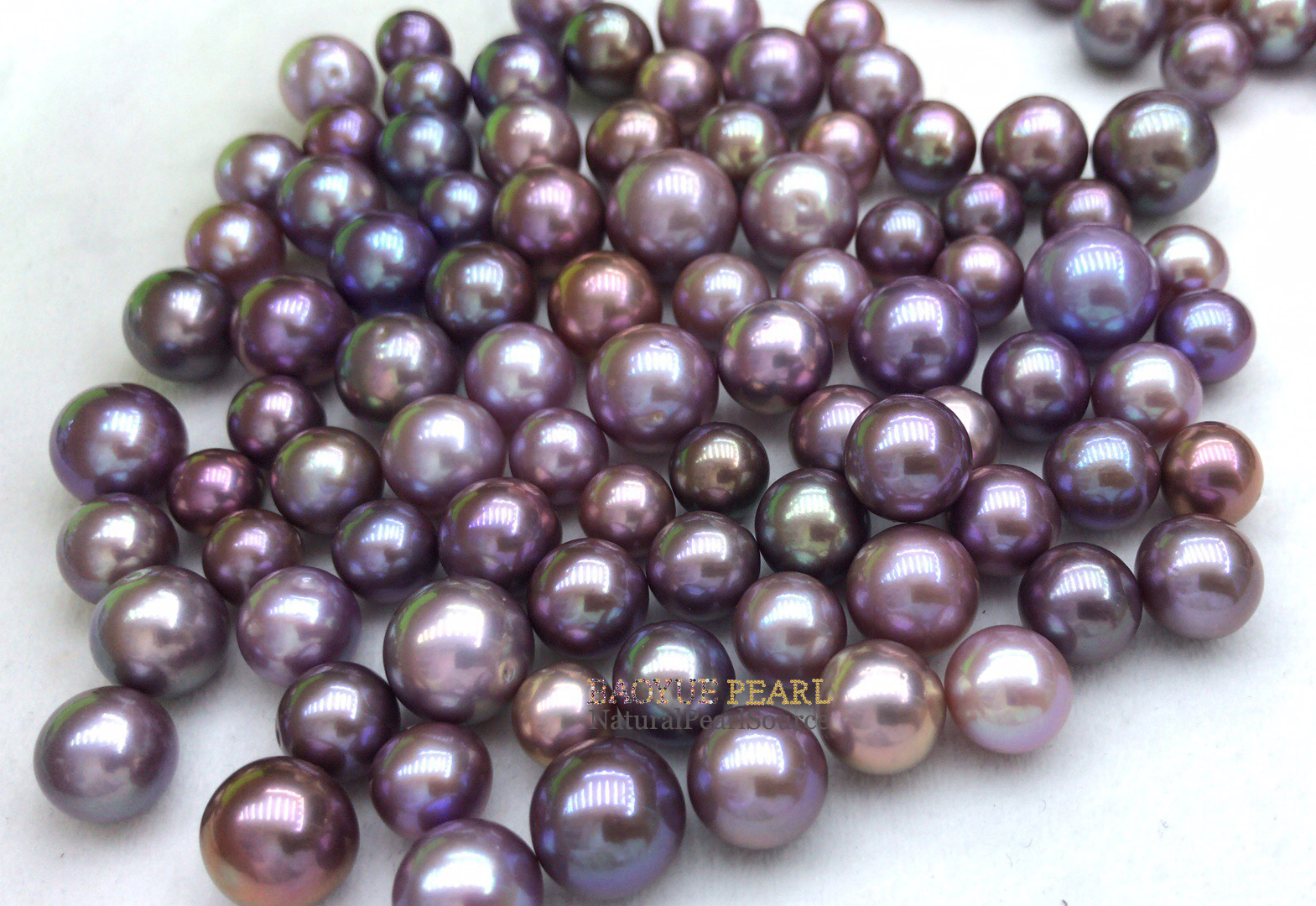 10-15 mm AA Violet Pearls Purple pearl near round nature loose freshwater pearl wholesale DIY BEADS,half,OR no hole