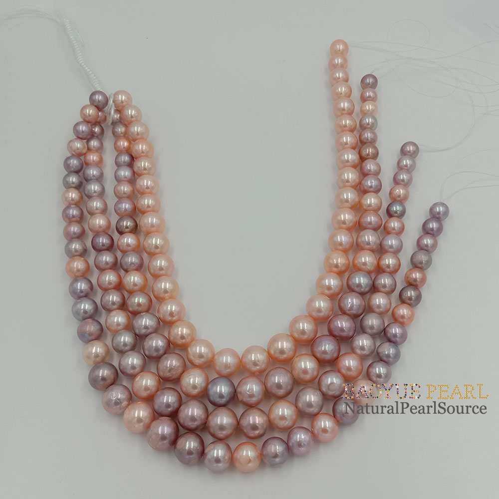 11-15 mm keshi natural pearl Big round Baroque nature freshwater pearl loose pearl in strand