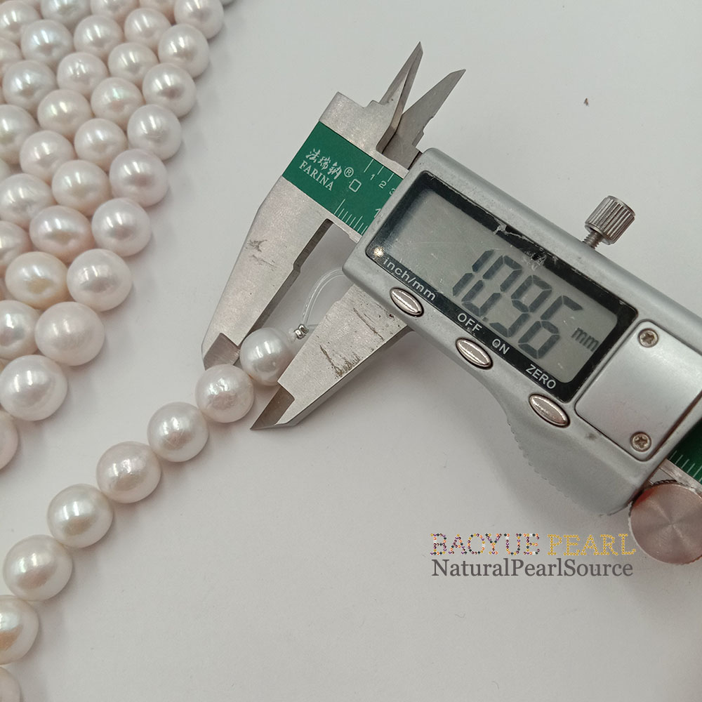 11-14 mm the pearl source pendant pearls wholesale big white round loose wholesale natural freshwater pearl in strand