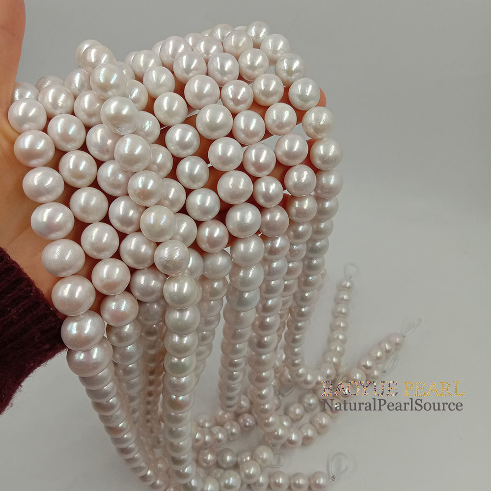 11-14 mm the pearl source pendant pearls wholesale big white round loose wholesale natural freshwater pearl in strand