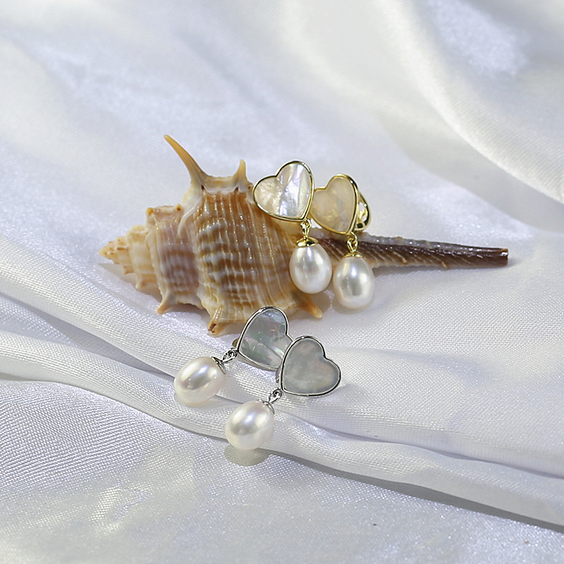 8mm custom freshwater pearl earring manufacturer Freshwater Pearl Earrings wholesale