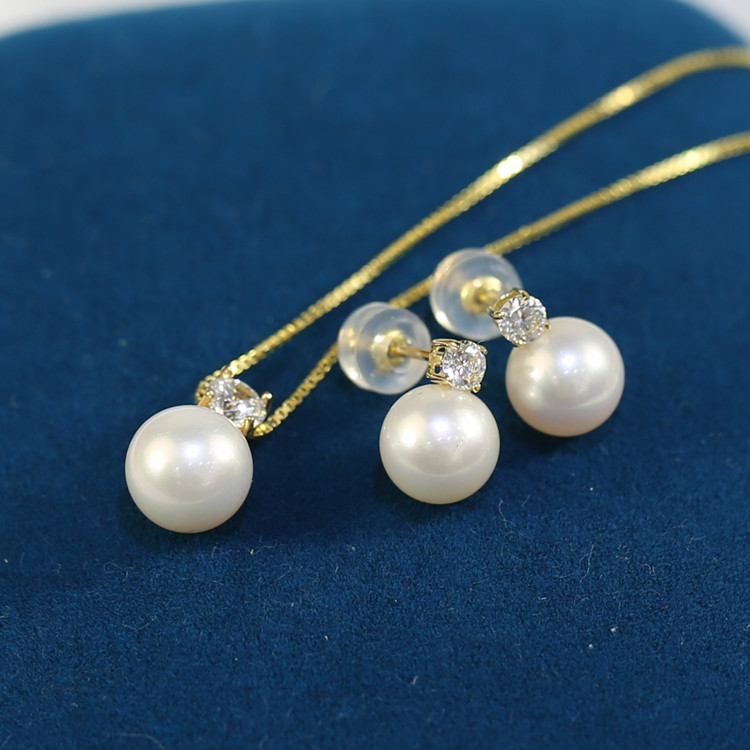 8-8.5mm round Freshwater pearl jewelry necklaces china freshwater pearl necklace freshwater pearl necklace wholesale