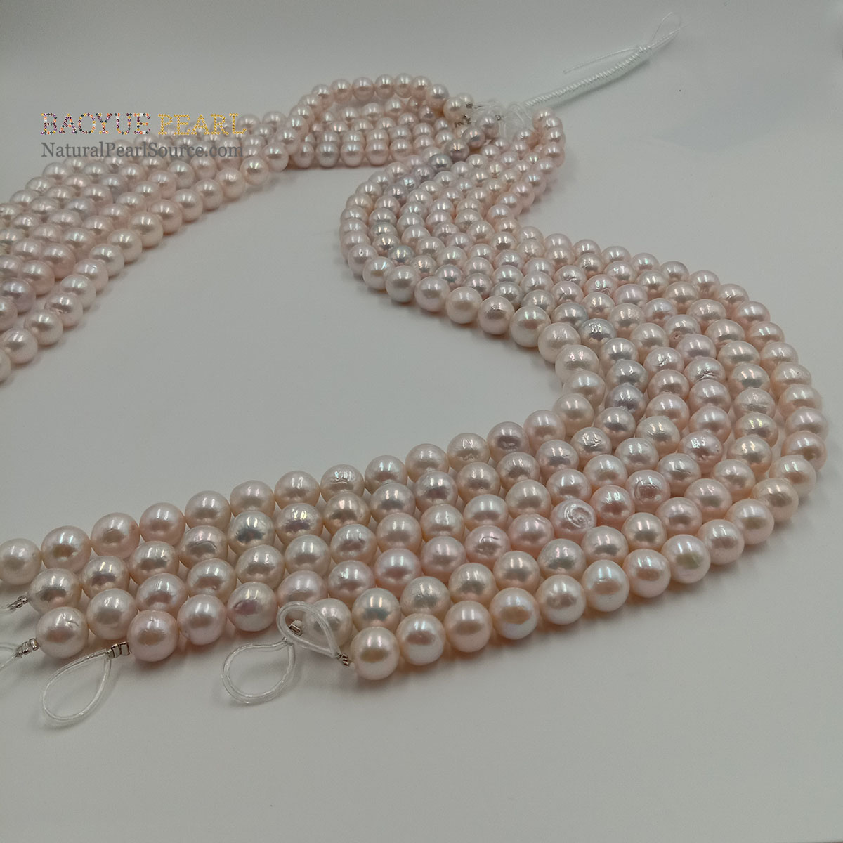11-13 mm freshwater pearl wholesale 16 inch white round loose freshwater pearls in strand