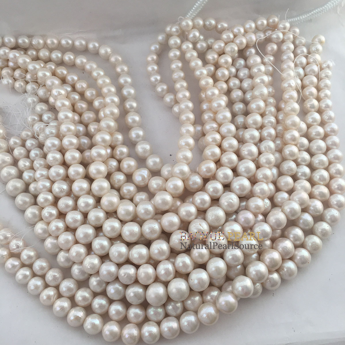 11-15mm Natural Baroque freshwater pearl 16 inch loose pearl in strand.