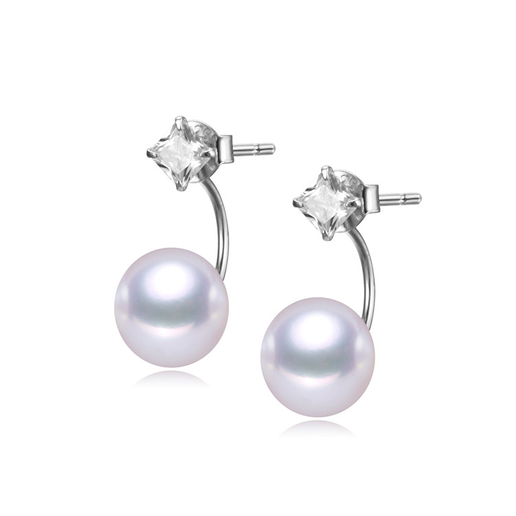 9 mm Pearls Accessories for Wedding Freshwater Pearl Earrings real manufacturer freshwater pearl earrings wholesale
