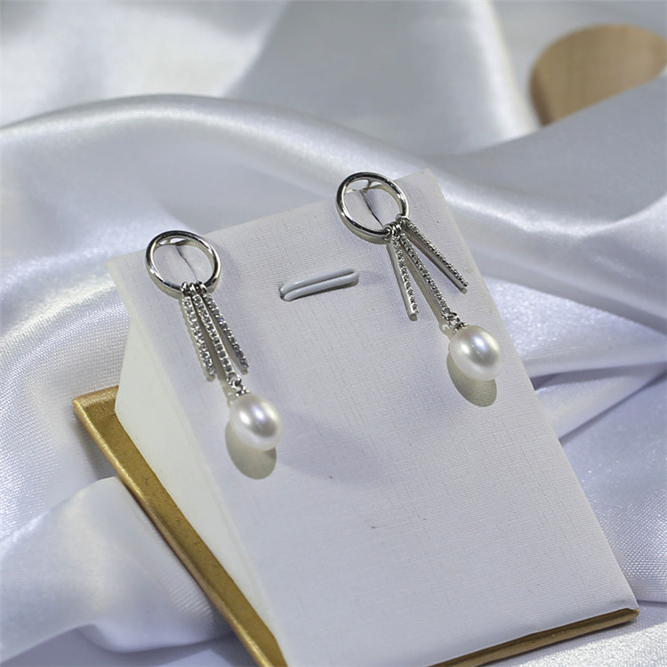 8 mm Pearls earrings Mikimoto wholesale freshwater pearl earrings Custom Freshwater Pearl Earrings wholesale pearls manufacturer
