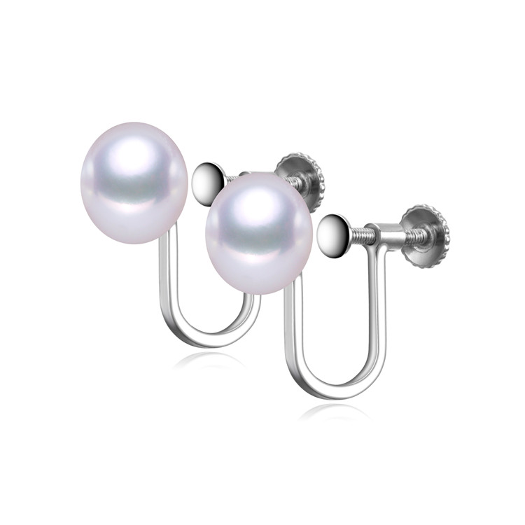 8 mm Pearls earrings freshwater pearl drop earrings Freshwater Pearl Earrings wholesale custom akoya pearls manufacturer