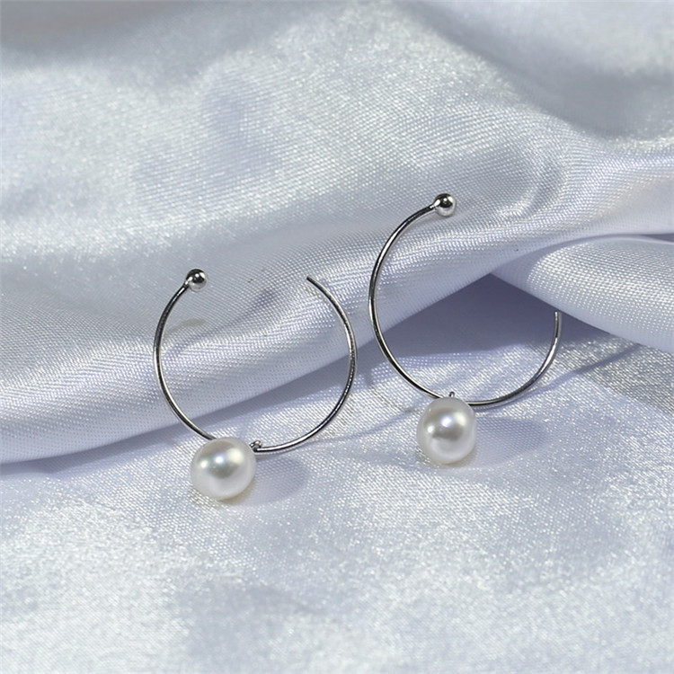 8 mm Tahitian Pearls earrings jewelry freshwater pearl earrings wholesale Freshwater Pearl Earrings real manufacturer