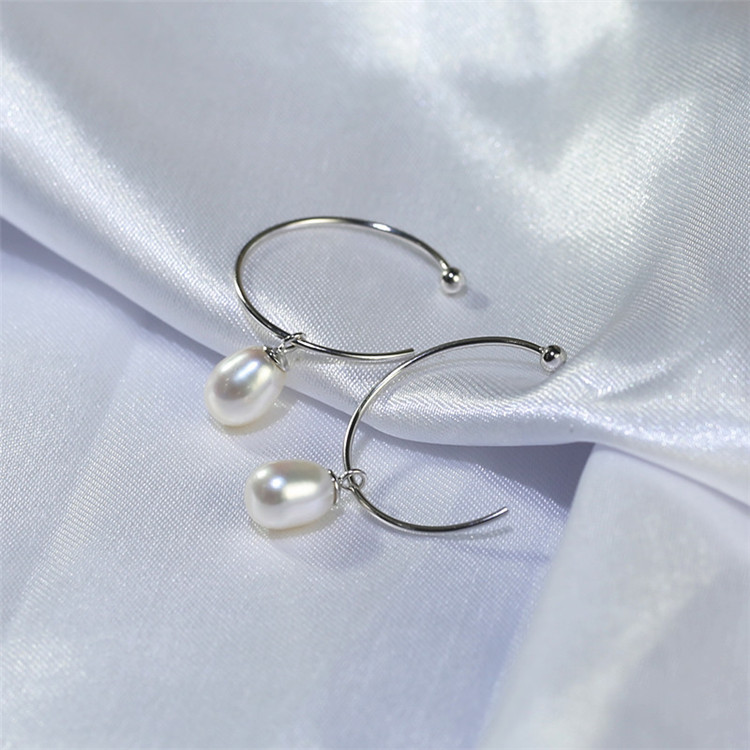 8 mm Tahitian Pearls earrings jewelry freshwater pearl earrings wholesale Freshwater Pearl Earrings real manufacturer
