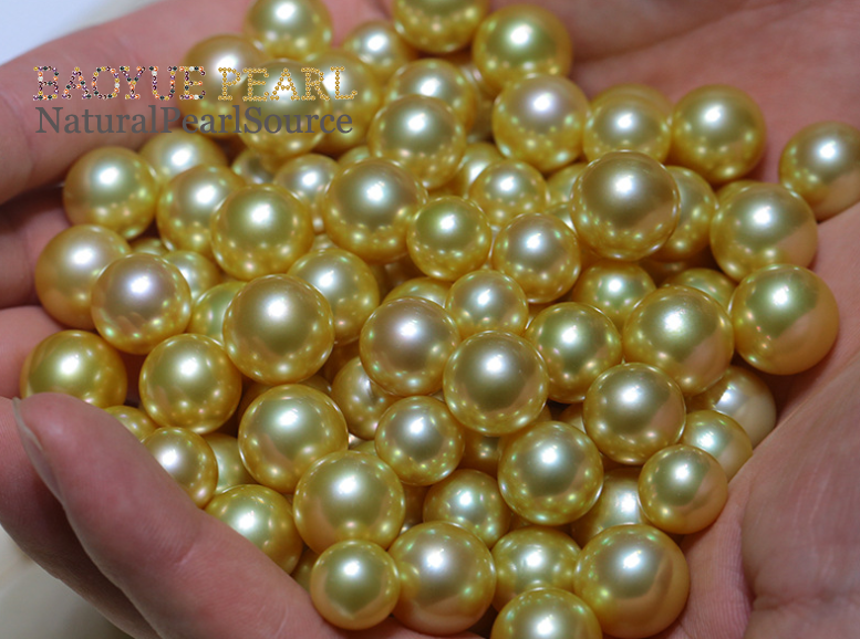 10-11mm big size wholesale golden south sea pearls real genuine natural south sea pearls wholesale