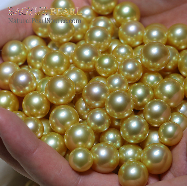 10-11mm big size wholesale golden south sea pearls real genuine natural south sea pearls wholesale
