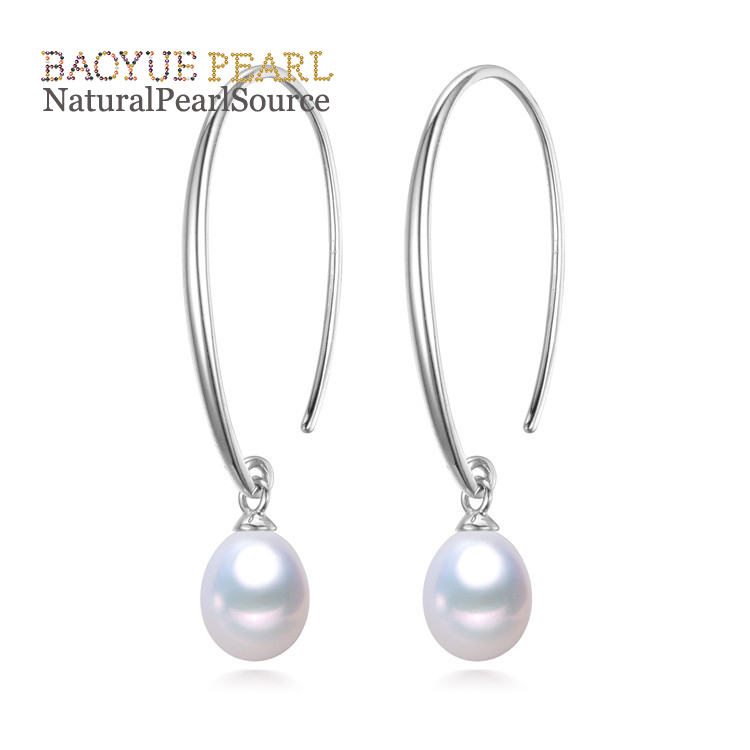 8 mm luxury pearl earrings pearl jewelry manufacturer Freshwater Pearl Earrings wholesale Cultured pearls jewelry wholesale
