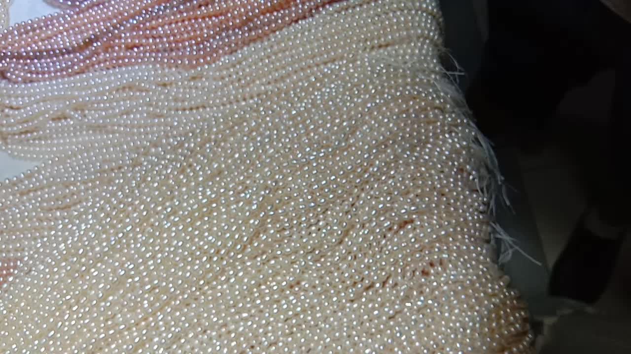 2.5-3 mm mini loose pearl wholesale freshwater pearl in strand, near round A mini freshwater pearl. 
