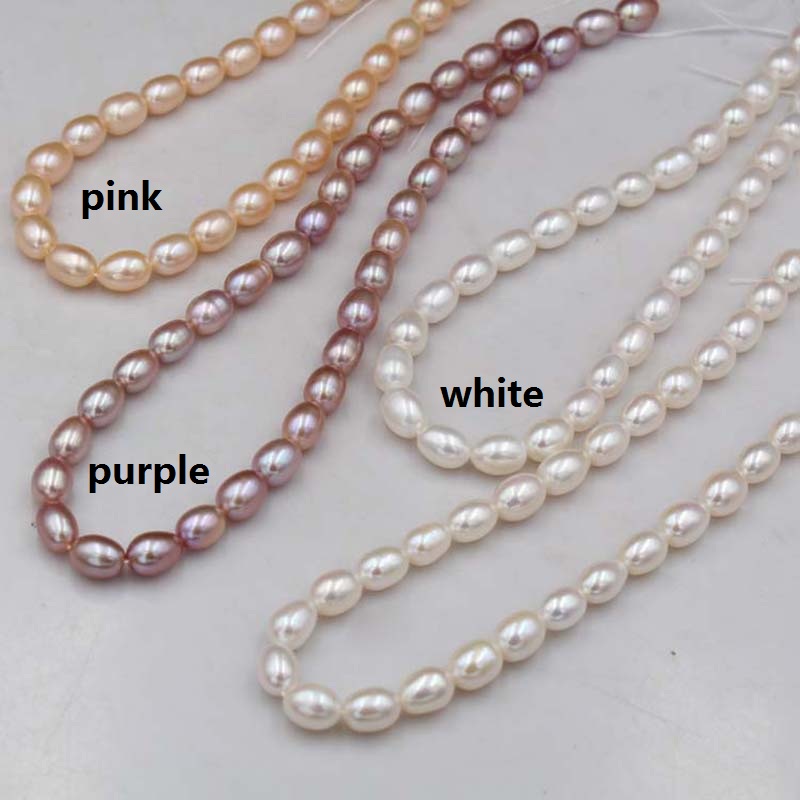 3-4 mm mini pearl wholesale freshwater loose pearl strand,mini rice shape freshwater pearl