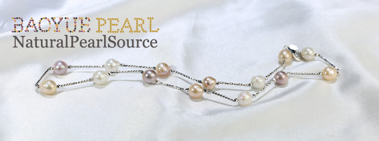 9-10 mm natural Freshwater pearl bracelet for women natural real pearl jewelry bracelets