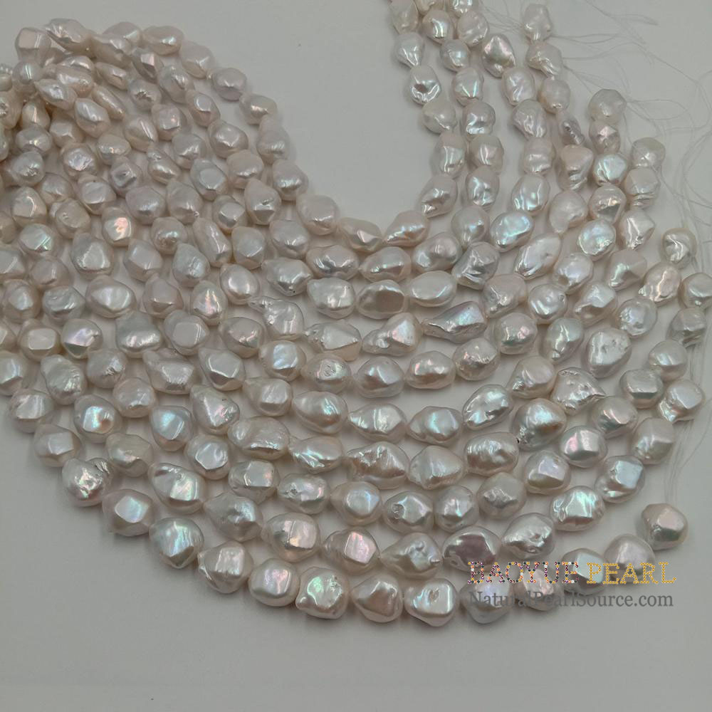 AAA natural baroque pearl ,14x20 mm big baroque shape pearl loose freshwater pearl in strand