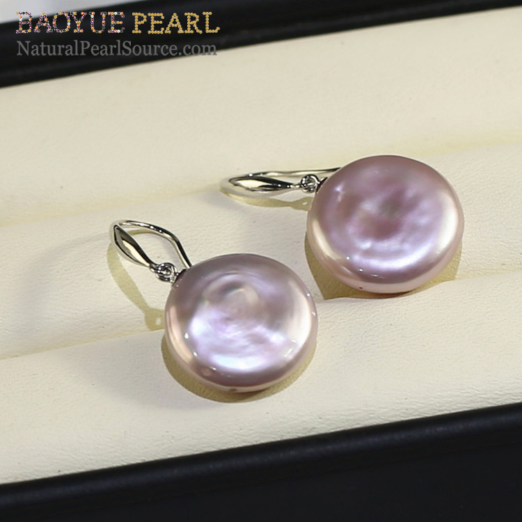 16mm natural freshwater real pearl set fashion hawaiian Baroque Pearl set jewelry set with pearls pink or lavender choose