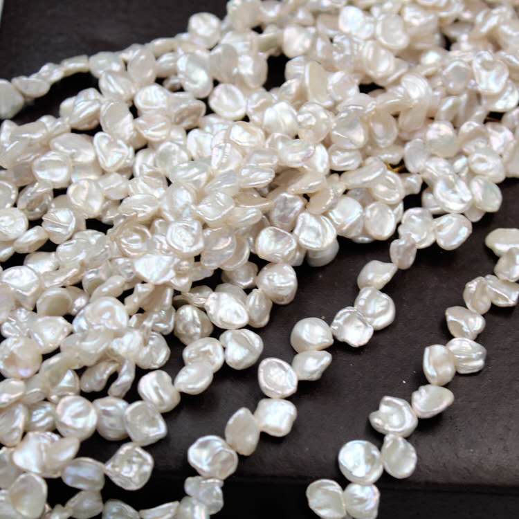 12mm Baroque Shape Keshi Natural pearl  Saltwater loose Pearl for Jewelry Making