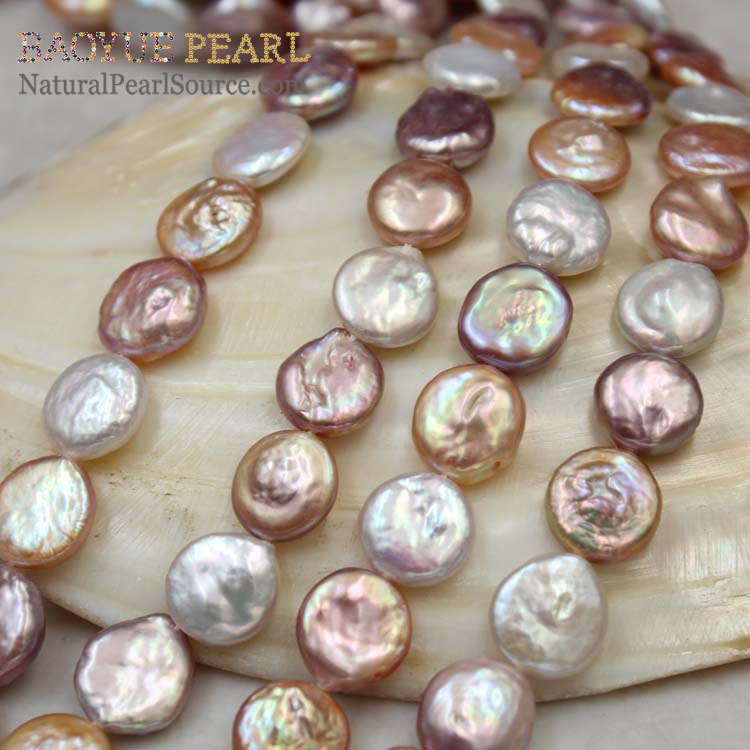 Baroque coin pearl strand loose edison baroque pearl for Making Jewelry