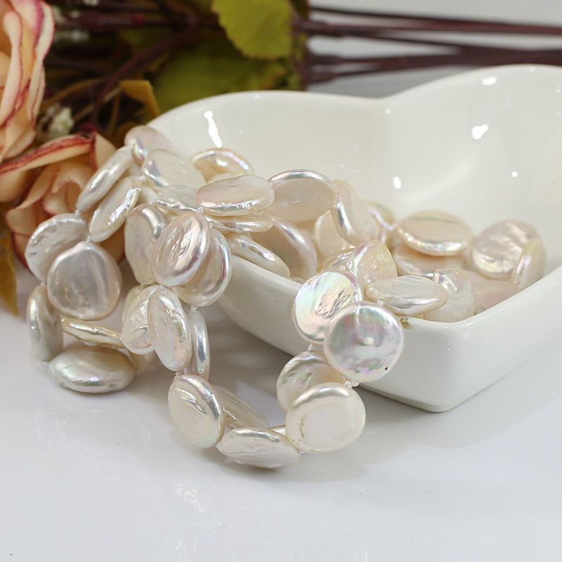15-16mm Baroque freshwater pearl necklace AA 36inches 925 sterling silver link chain  Freshwater pearl necklace Wholesale