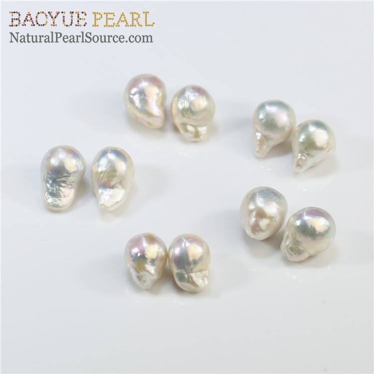 Baroque pearl loose pearl pair set baroque pearl Loose Pearls wholesale