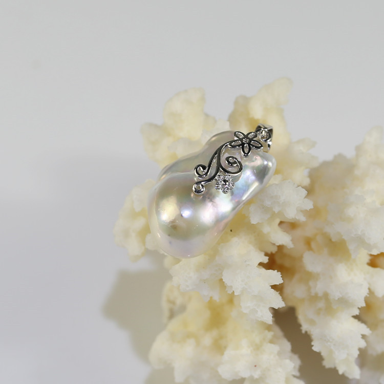 Baroque pearl pendant Freshwater Pearl Pendant Necklace,15*20mm freshwater pearl pendant wholesale