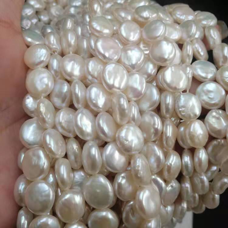 Baroque Freshwater Pearl Strand Coin Pearls Wholesale