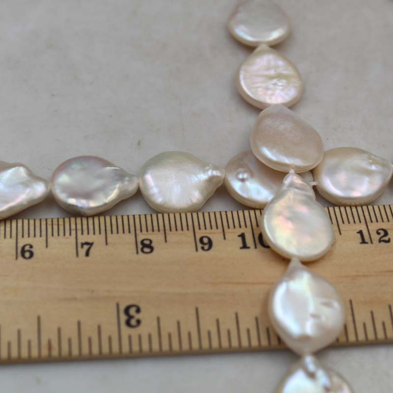 12*16mm Coin Pearl with Tail Wholesale Freshwater Seed Pearl baroque loose Pearl for Jewelry Making.