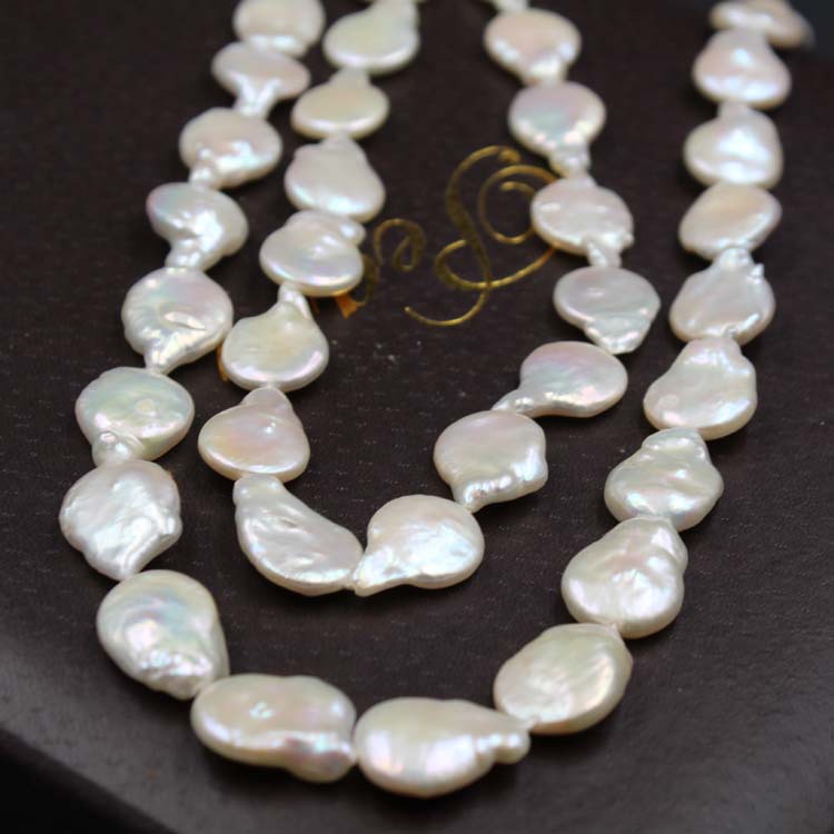 12*16mm Coin Pearl with Tail Wholesale Freshwater Seed Pearl baroque loose Pearl for Jewelry Making.
