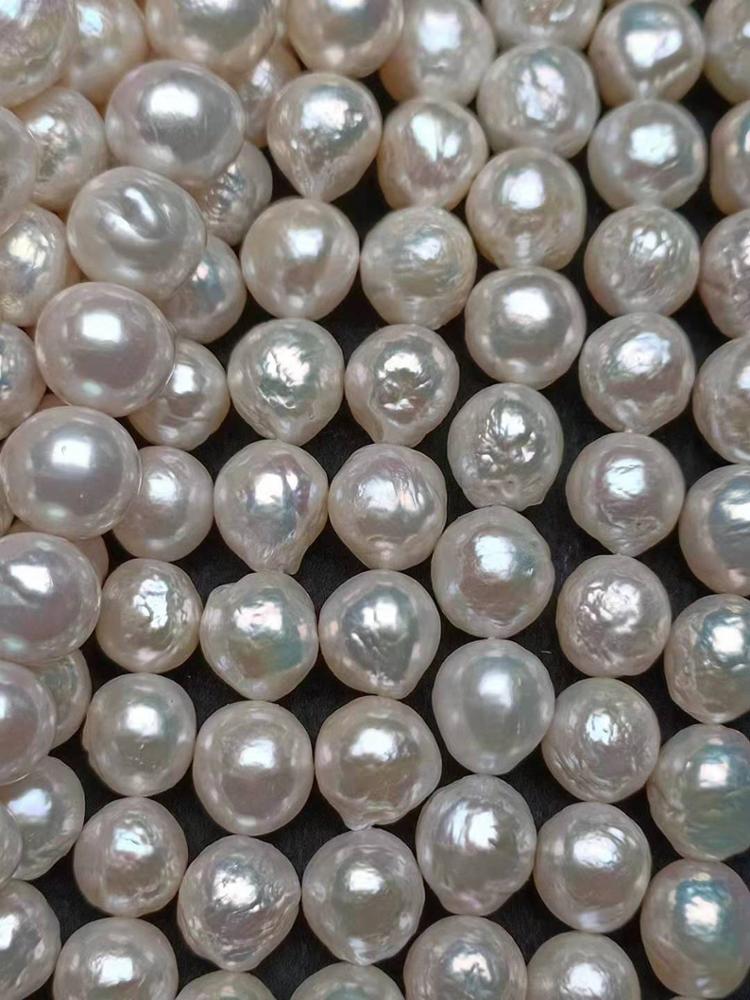 Cultured Baroque Pearl Strand For Making Necklace baroque pearl wholesale from China