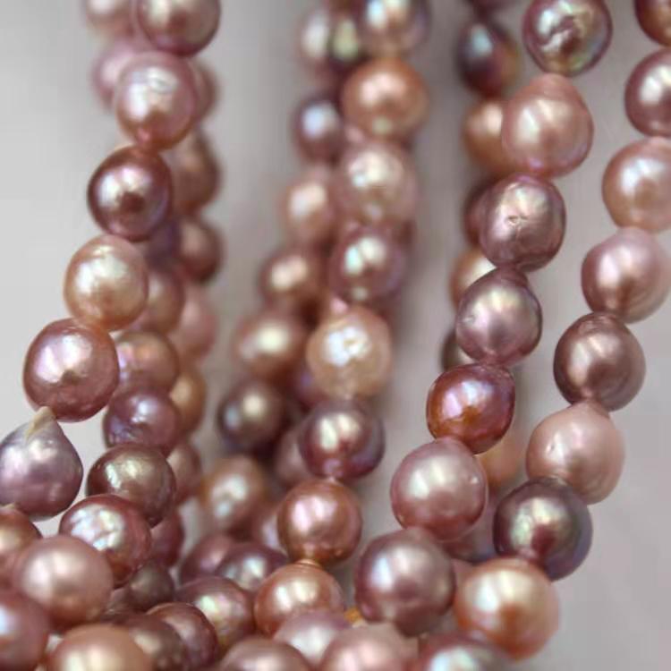 Edison Pearl Loose Pearls for Jewelry Making Cultured AA Round Freshwater Pearl