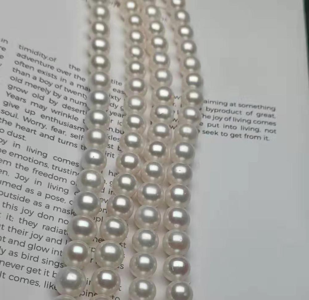 Cultured Round Freshwater Pearl Loose Pearls cheap round pearl strands wholesale for Jewelry Making