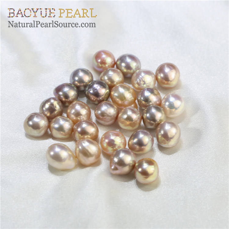 Freshwater baroque loose pearl with wholesale price freshwater pearl loose beads supplier