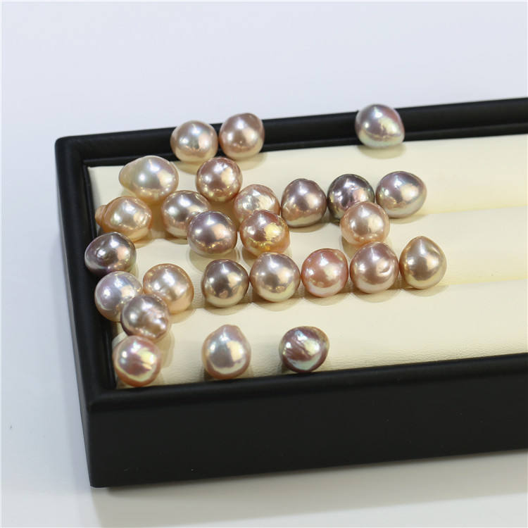 Freshwater baroque loose pearl with wholesale price freshwater pearl loose beads supplier