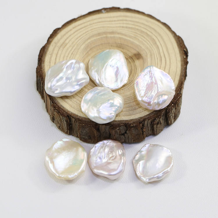 13-15mm Keshi Pearl wholesale price white Color freshwater pearl loose beads