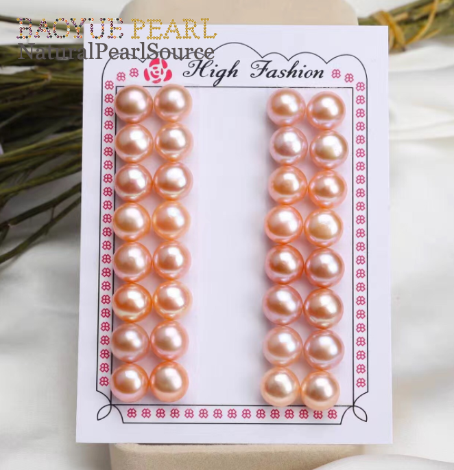 Loose button pearl strand wholesale Natural freshwater button Pearl strings wholesale 