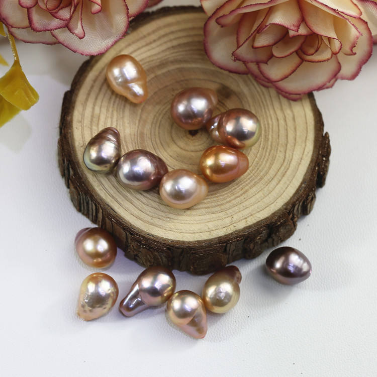 Natural baroque Loose pearls Chinese freshwater Baroque pearls supplier from China