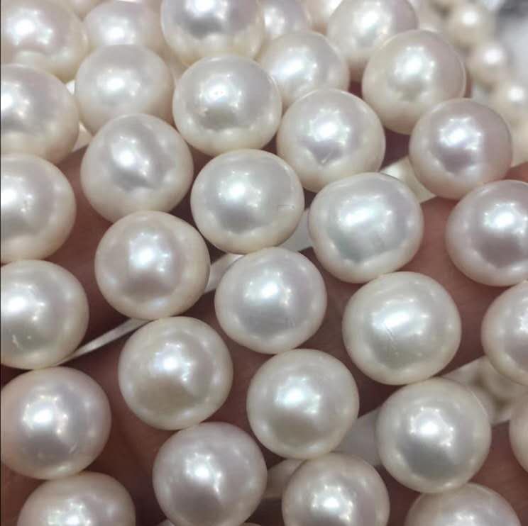 10-11mm Natural white Freshwater pearl Wholesale Freshwater Seed Pearl strands for Jewelry Making
