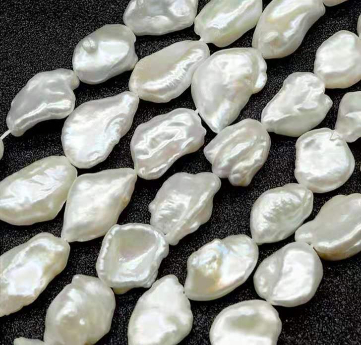 10-15mm Natural white Keshi Pearl wholesale baroque loose Pearl for Jewelry Making