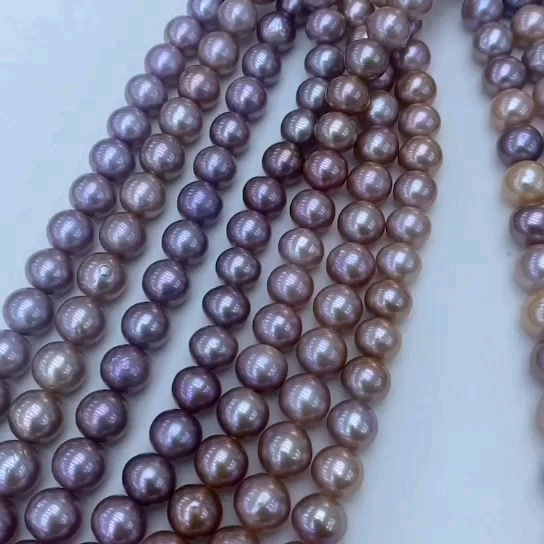 Near Round Freshwater Pearl Edison Pearl Cultured AAA Loose Pearls for Jewelry Making