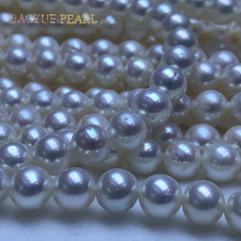 7-8mm Round Loose pearls Freshwater pearls with farm direct prices for making jewelry
