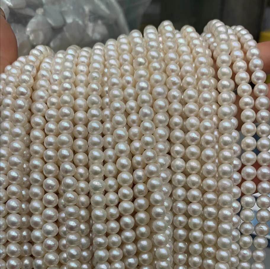 5-6mm round freshwater pearl loose pearls wholesale natural pearls for making jewelry