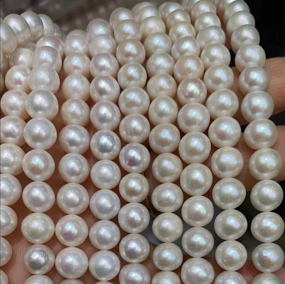 8-9mm Round pearls wholesale natural pearls strands wholesale from China