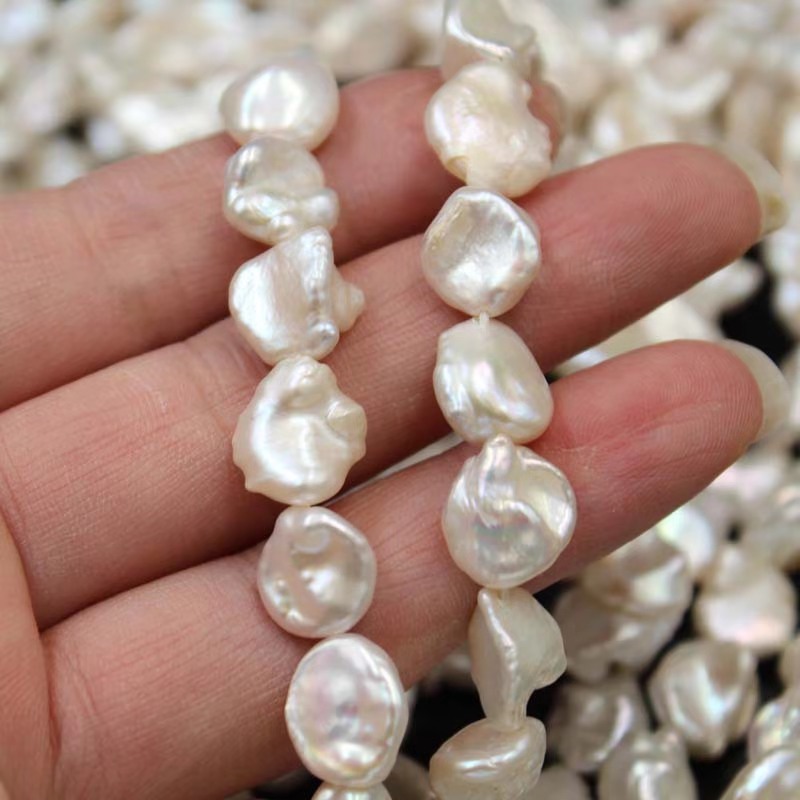12mm Saltwater loose Pearl Baroque Shape Keshi Natural pearl for Jewelry Making