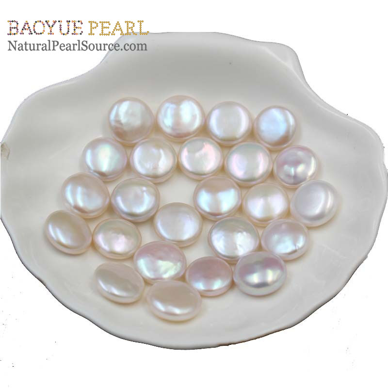 13mm coin shape pearl strand freshwater pearl baroque pearl wholesale