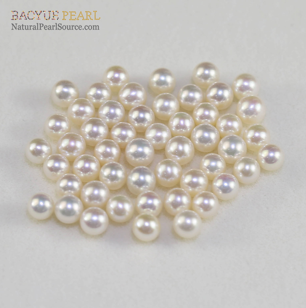 4-4.5mm round real pearl wholesale bulk Wholesale 3A grade natural Freshwater Pearls