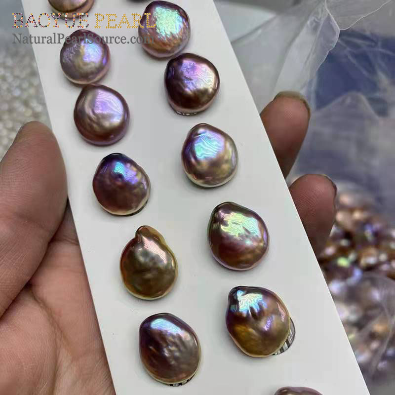 undrilled Coin Pearl with tail Wholesale Freshwater Seed Pearl baroque loose Pearl for Jewelry Making